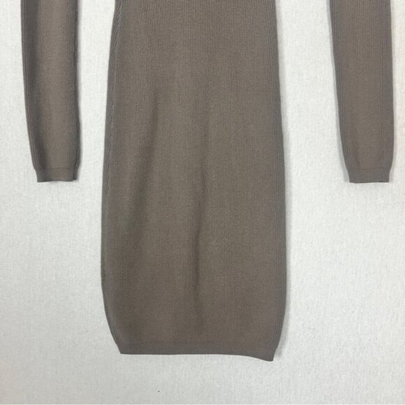 Wilfred Aritzia Cove ribbed collar button up sweater dress Sz 2XS - Picture 6 of 13